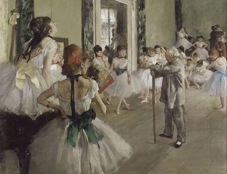 Edgar Degas, The Dance Class, 1873-1876.