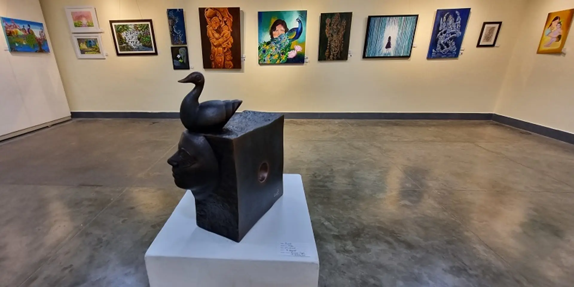 Curiosity, consistency, commitment – tips on artistic success from exhibitors at the Karnataka Chitrakala exhibition