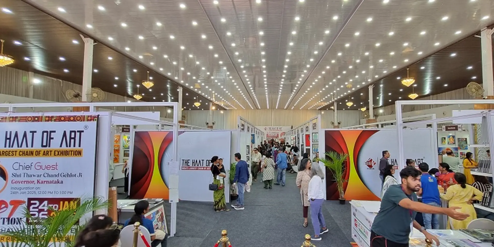 The aptly-named Haat of Art showcases art exhibitions across four cities