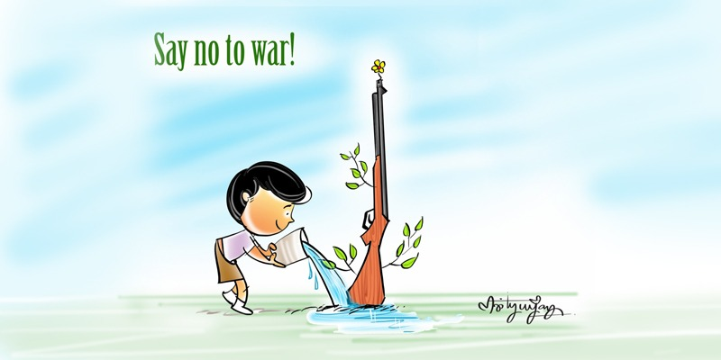 Cartoons for a cause: This artist blends humour with messages about the environment and peace