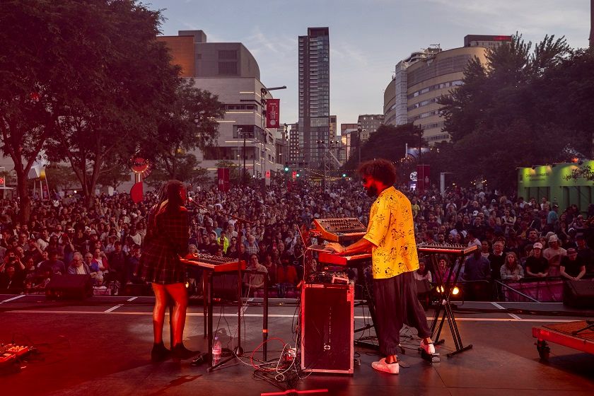 Malika Tirolien and Caulder Nash 