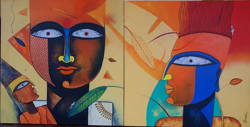 Mask of Goddess  26 by Prakash G Nayak