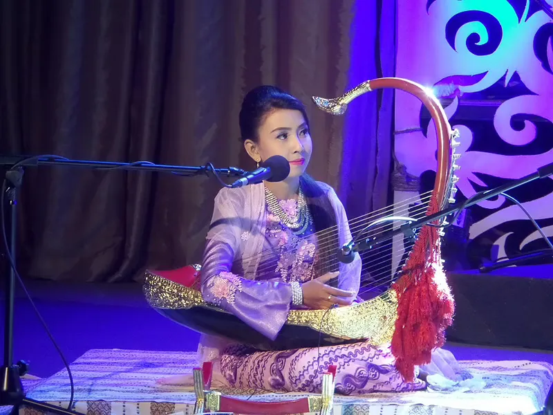 Saing Waing Orchestra from Myanmar, featuring the 13-stringed Burmese harp