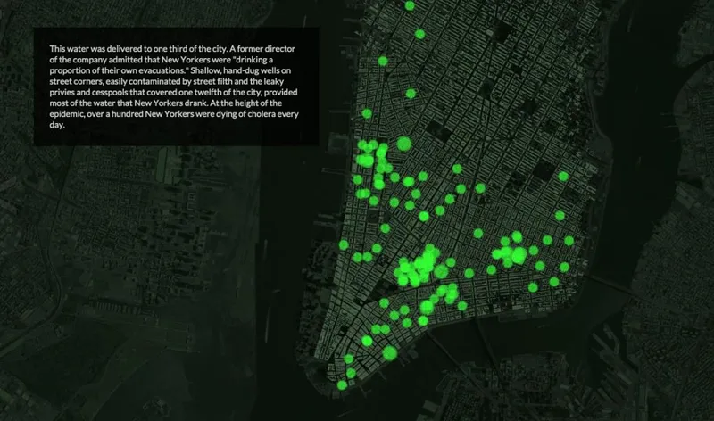 Still from Mapping Cholera 