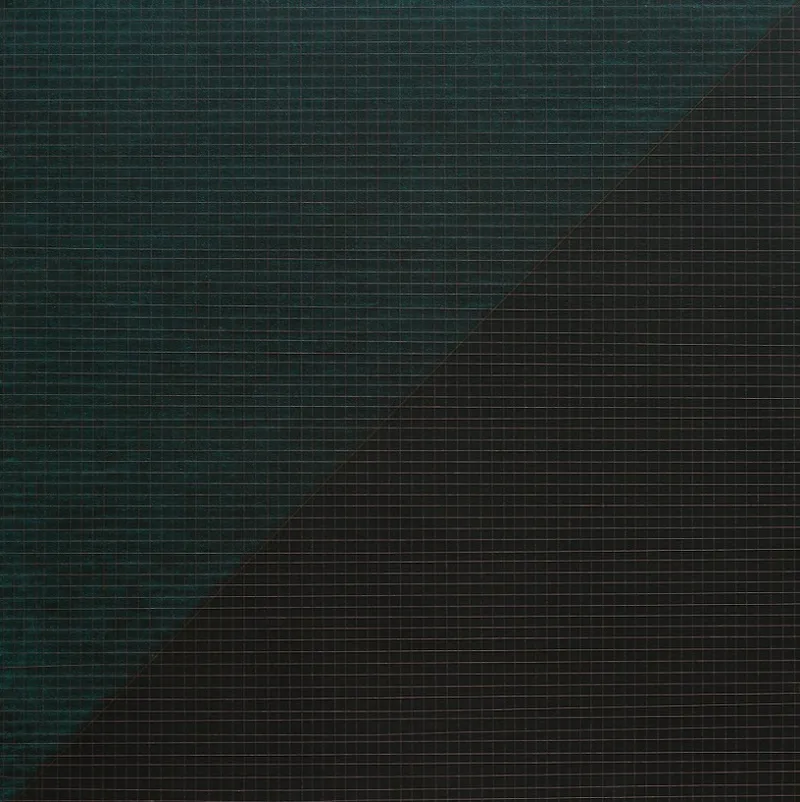 Unitled, Thread & acrylic on canvas,  36 x 36 inches  2017