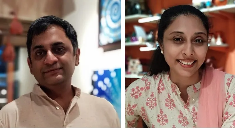 Tamaala Co-founders Vinay Prashant (L), Suvarna Kamakshi (R)