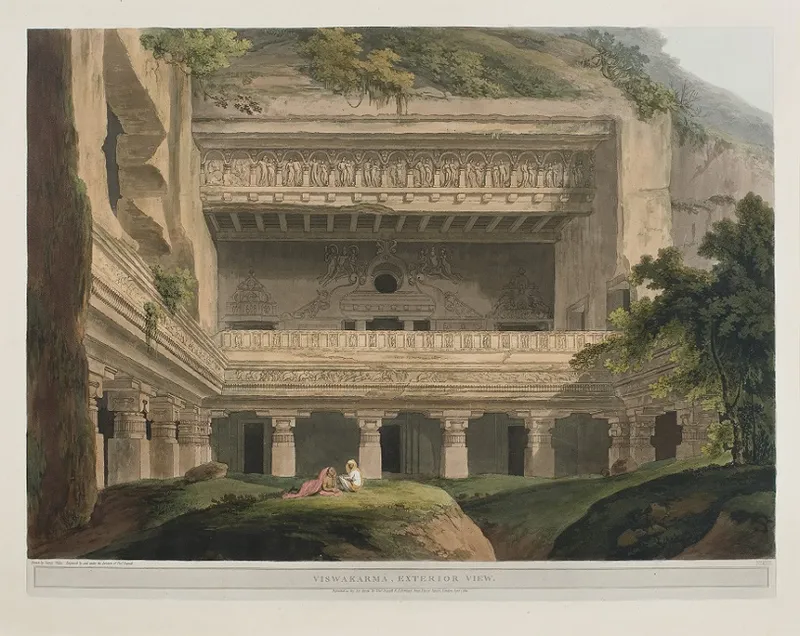 Viswakarma Exterior View by Thomas Daniell