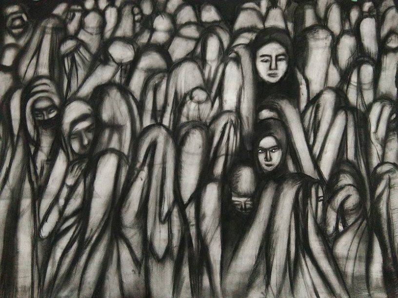 Women in Crowd the by Ruchika KC