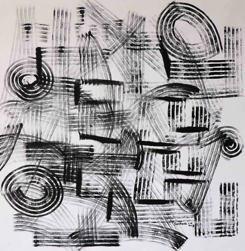 abstract 57 by Santhosh C H