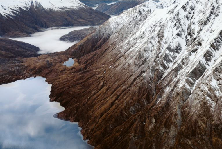 Lake Lochnagar in Mt Aspiring National Park by Mark Clinton, Australia