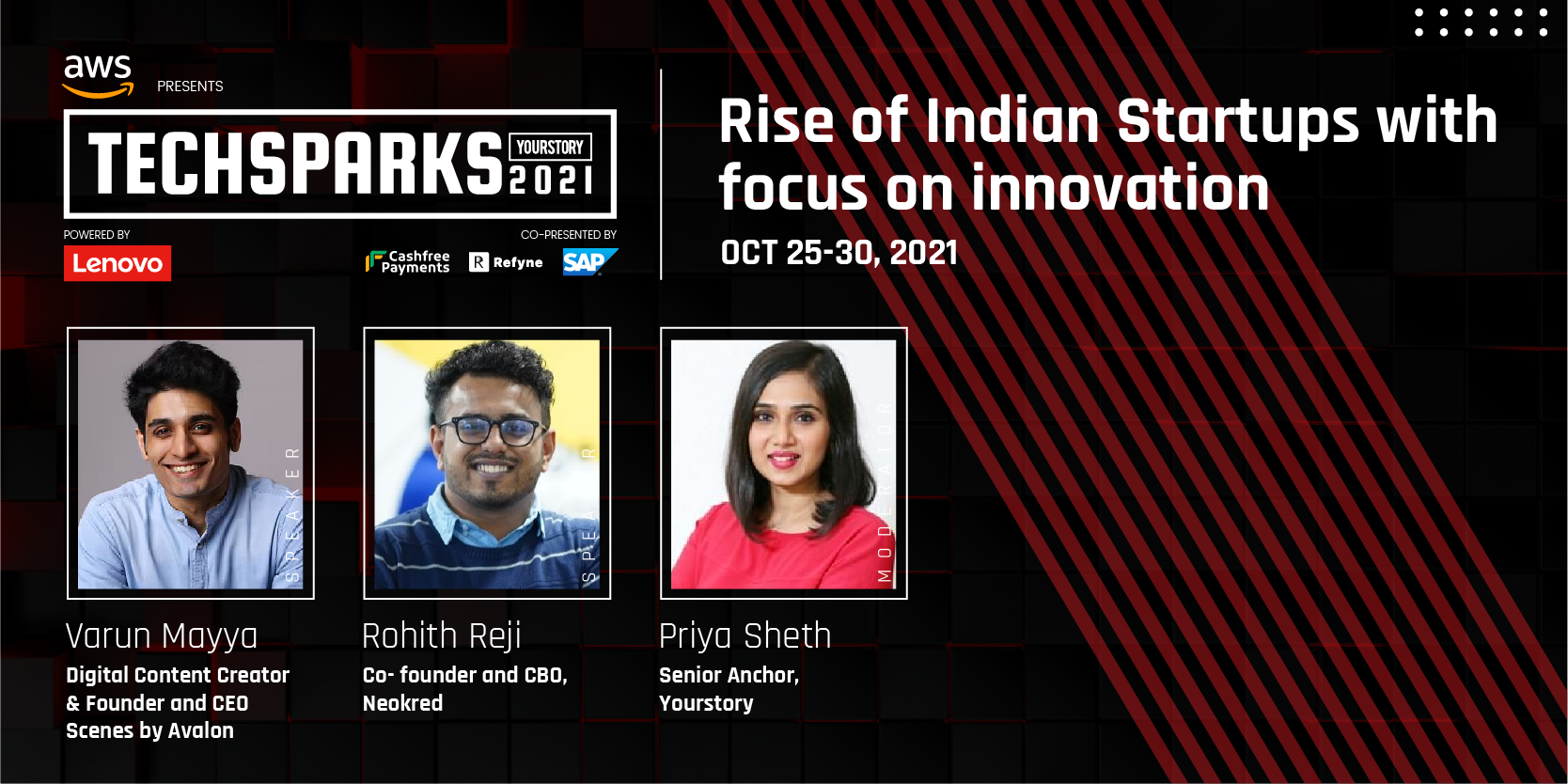 Indian startup founders discuss the role of innovation for success at TechSparks 2021