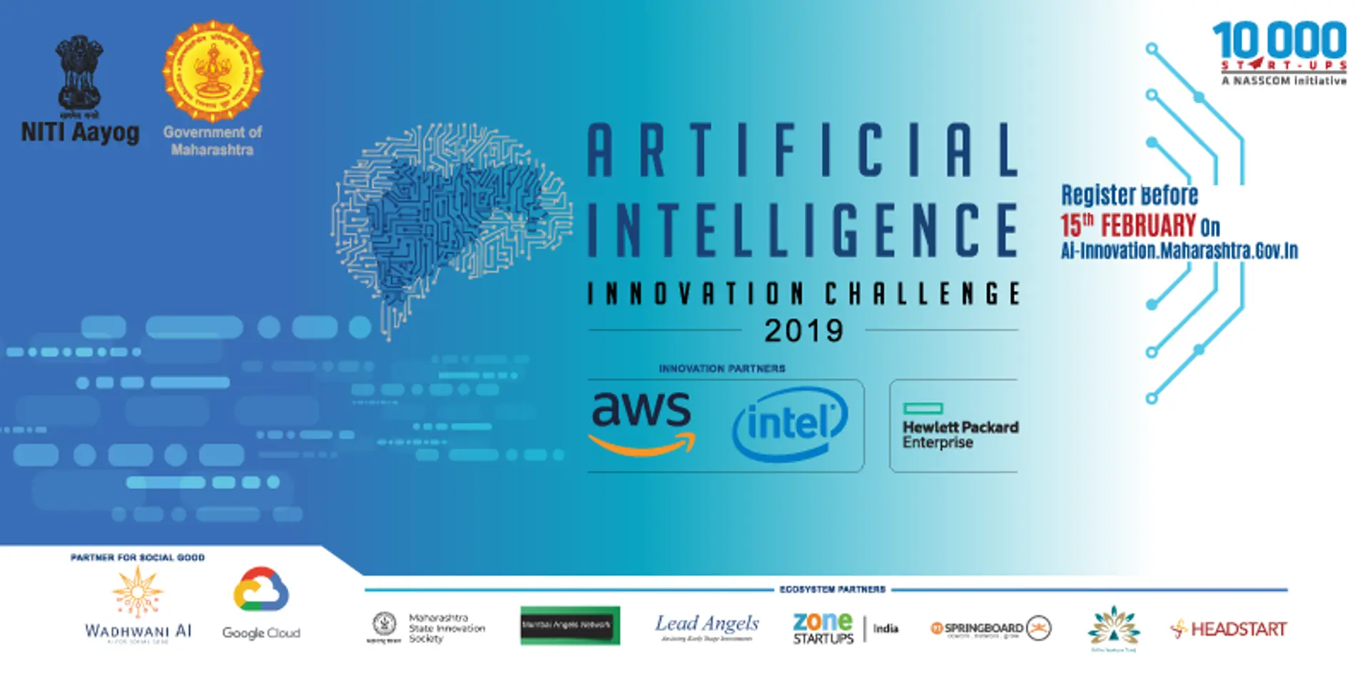 Win a PoC with Maharashtra Government, Rs 10 lakh cash prize, free cloud credits and developer tools. Apply for the AI Innovation Challenge now and use AI for social good.