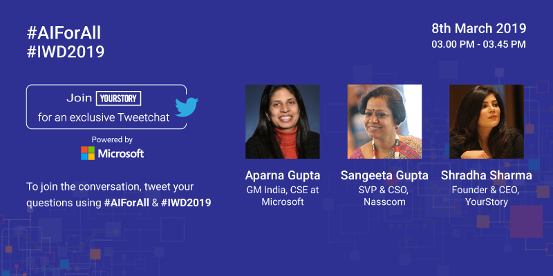 Twitter Chat: How AI can be a strong catalyst for women in and outside technology for their professional growth and entrepreneurship