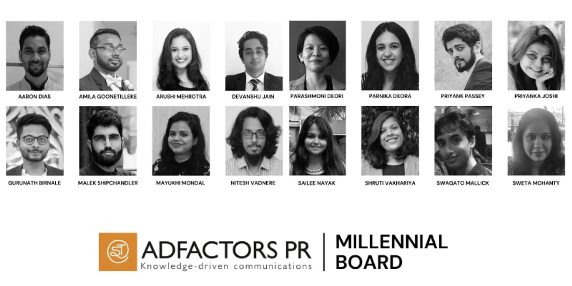 Adfactors PR constitutes The Millennial Board, an industry first initiative to include millennials in the decision and policy making process of the firm