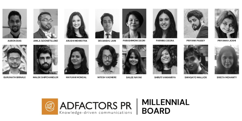Adfactors PR constitutes The Millennial Board, an industry first initiative to include millennials in the decision and policy making process of the firm


