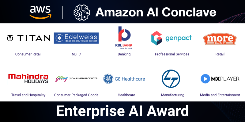 Meet the winners of the Amazon AI Conclave 2021 Enterprise AI Awards
