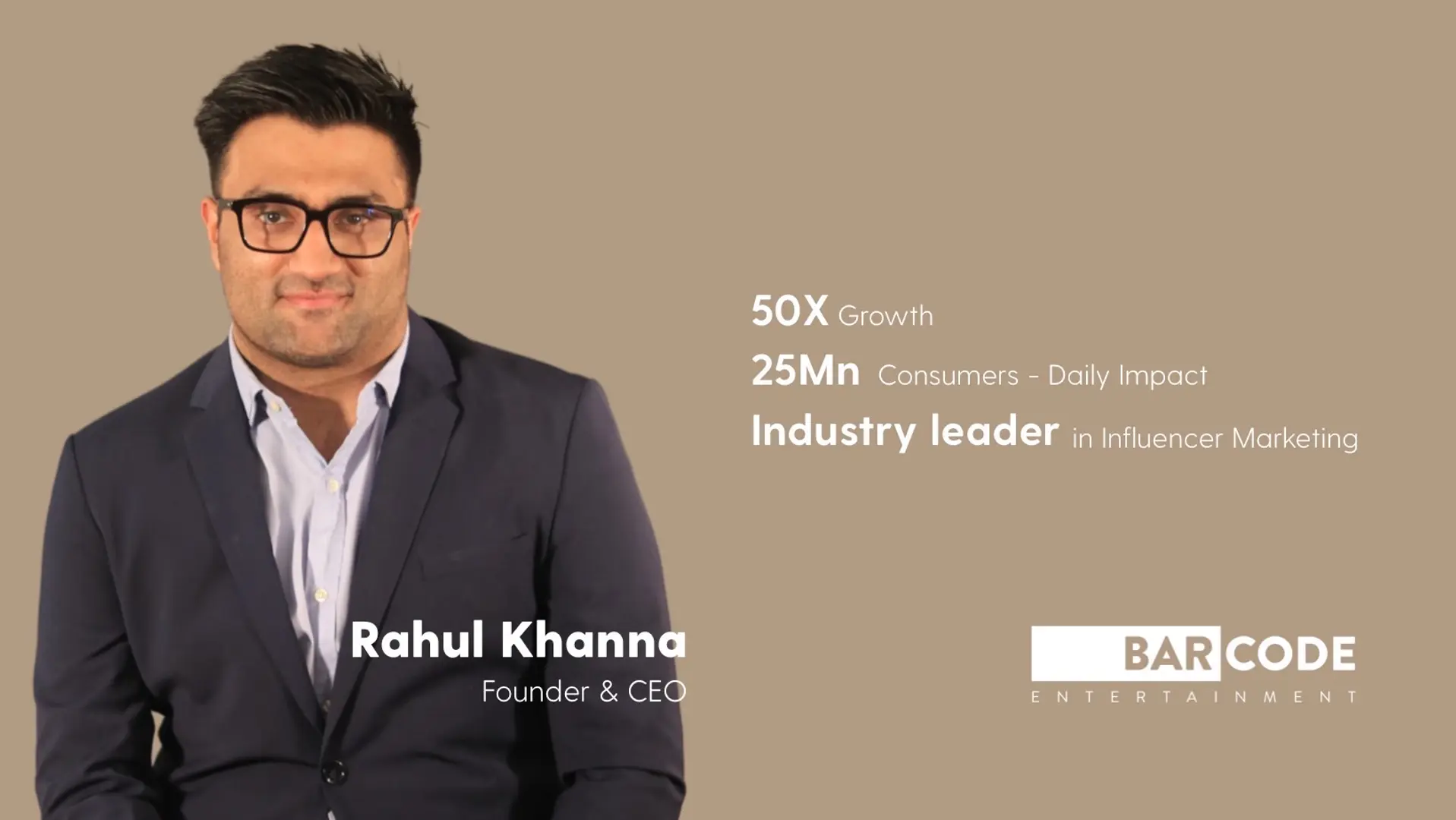 How influencer marketing startup Barcode Entertainment rose from x to 50x