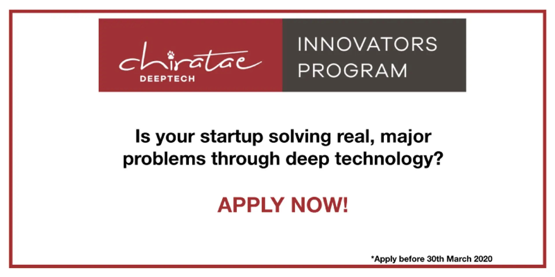 Chiratae Ventures announces DeepTech Innovators Program to help DeepTech startups scale-up