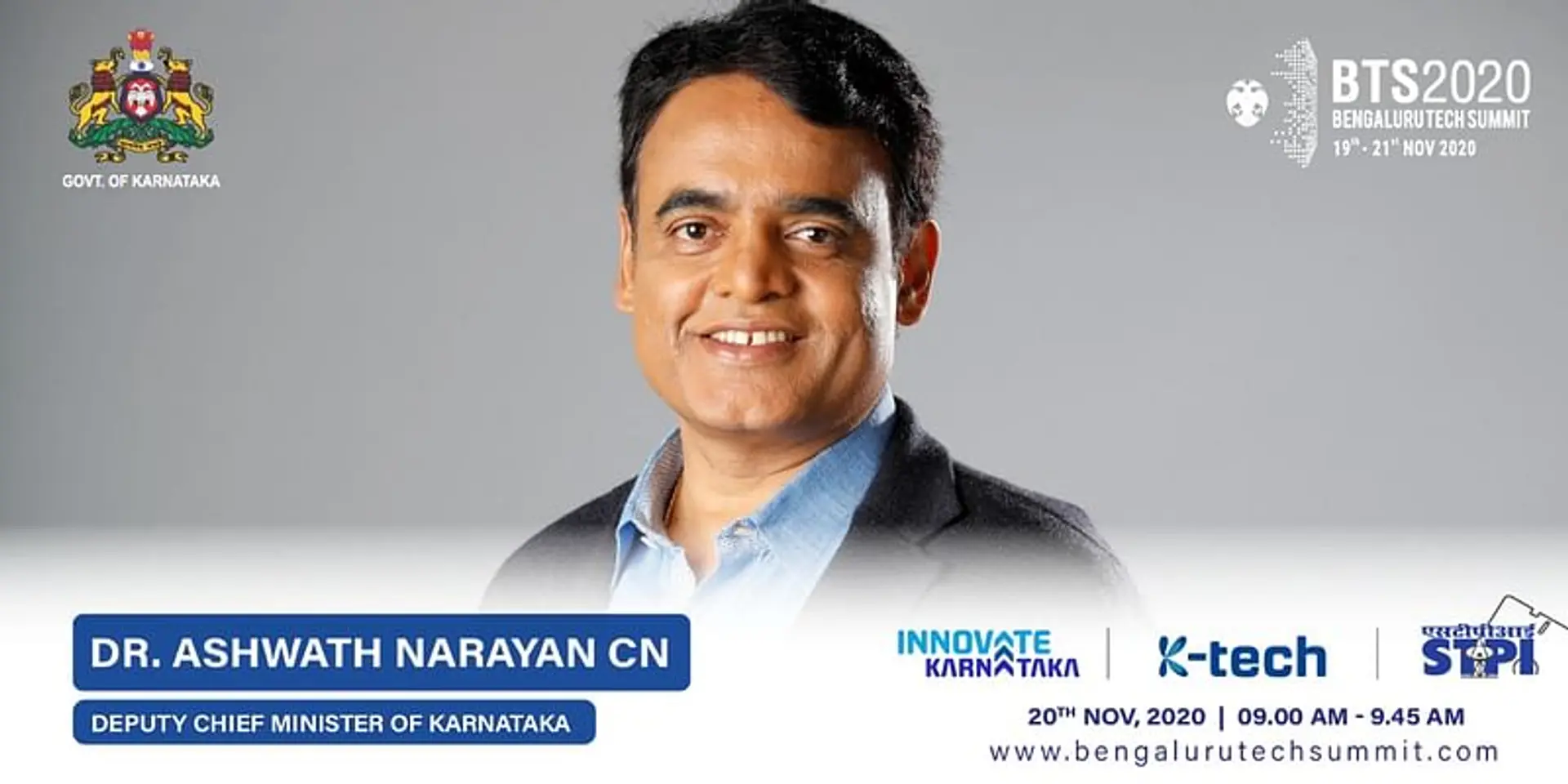 BTS 2020 provided the ideal platform to explore synergies between IT, BioTech, and global cooperation: Karnataka Dy CM Dr Ashwath Narayan