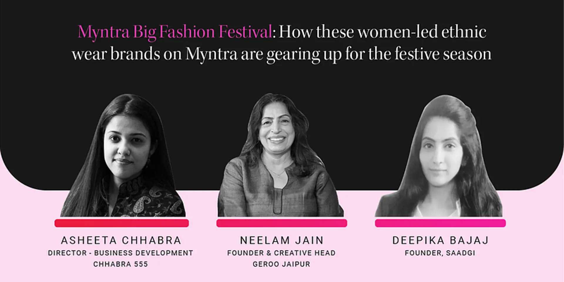 Myntra Big Fashion Festival: How these women-led ethnic wear brands on Myntra are gearing up for the festive season