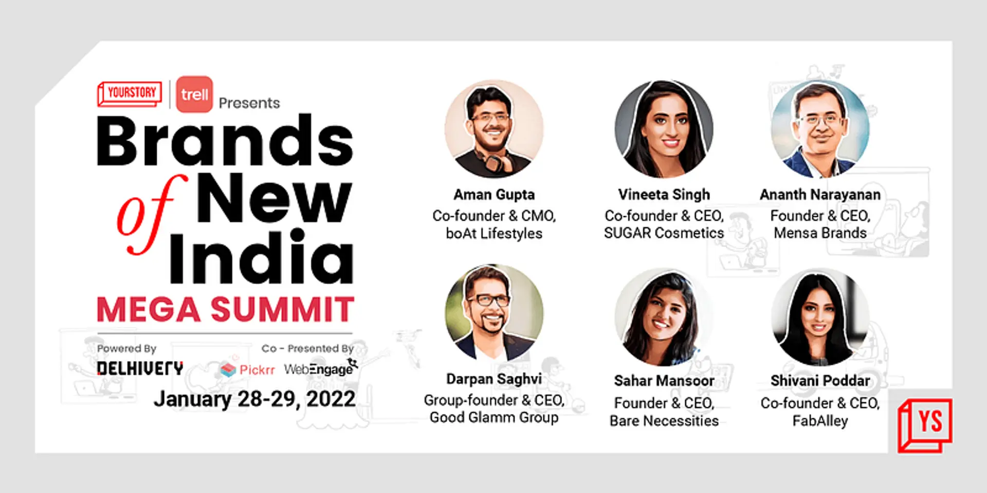 Meet the speakers at Brands of New India Mega Summit 2022