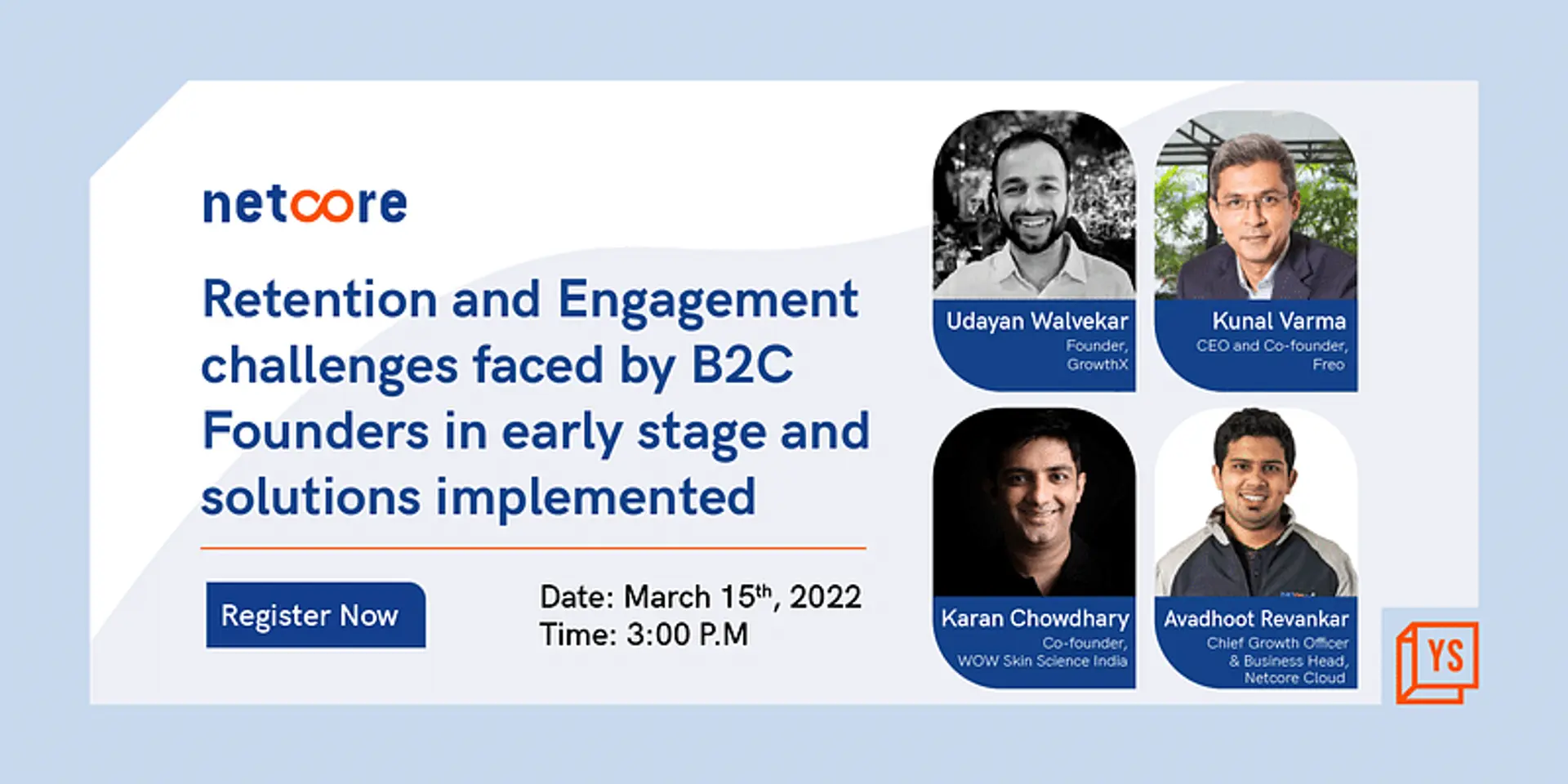 Netcore Cloud webinar invites experienced founders to discuss customer challenges