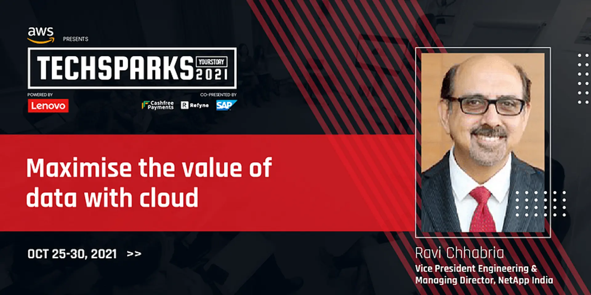 The opportunity around data is exploding, says NetApp’s Ravi Chhabria at TechSparks 2021
