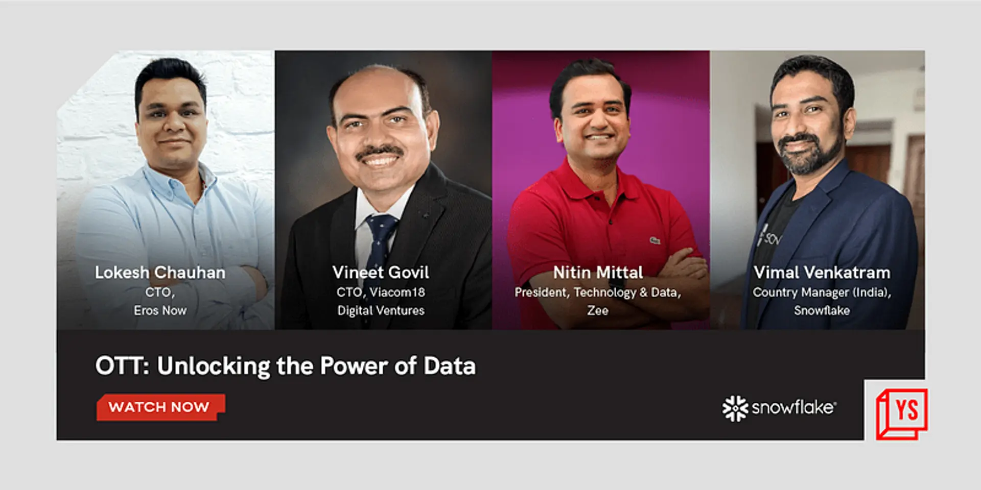 Technology leaders discuss how to unlock the power of data for media, entertainment, and advertisement