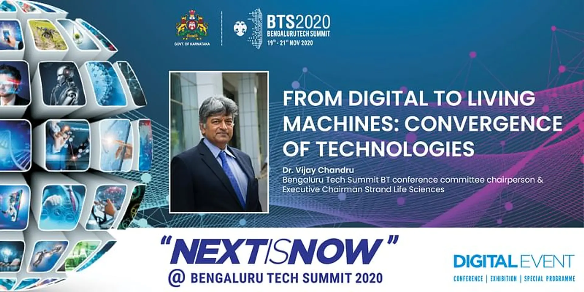 From digital to living machines: convergence of technologies