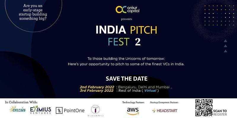 Ankur Capital is back with India Pitch Fest 2 to help early-stage startups with Funding