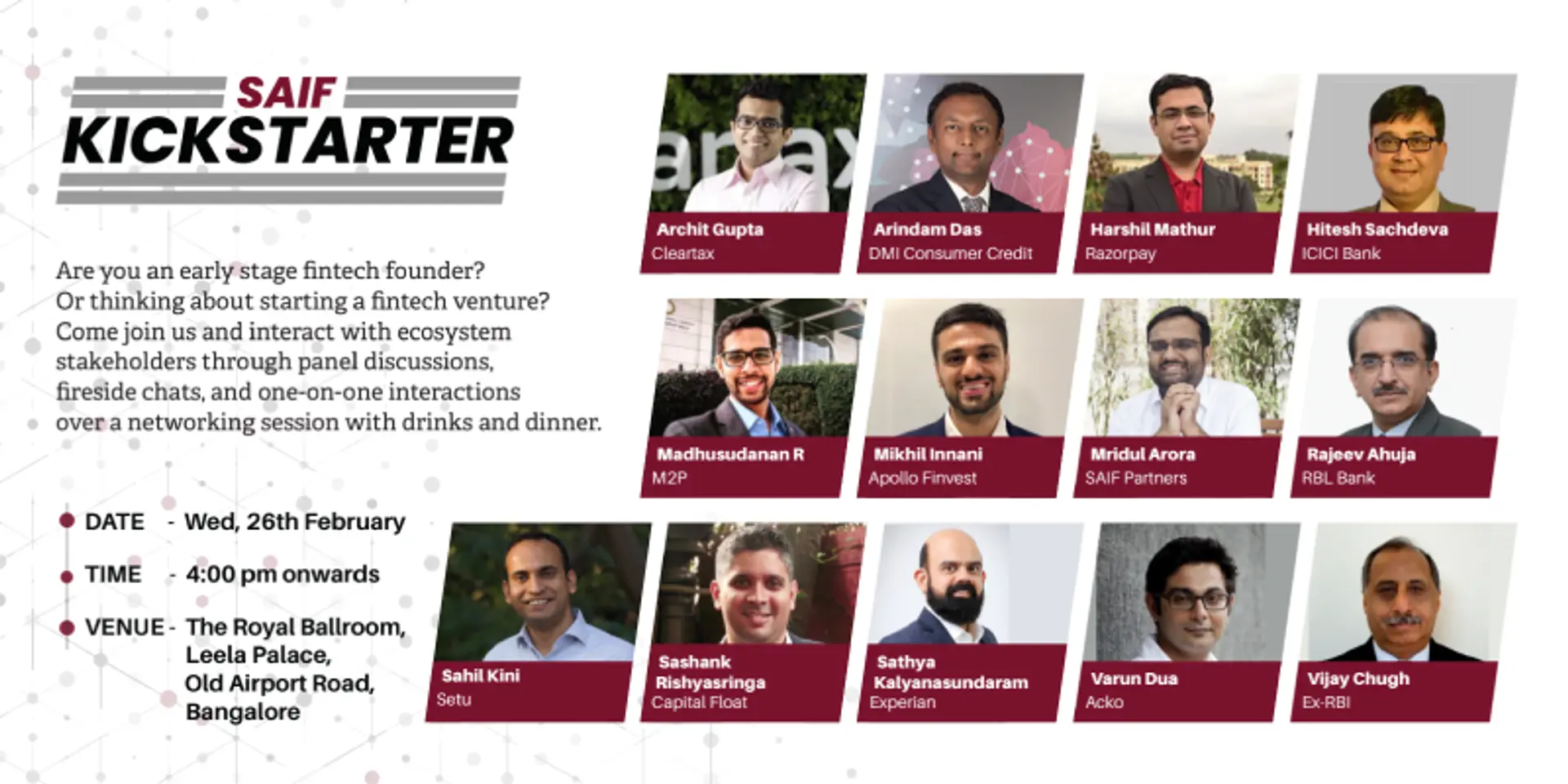 SAIF Partners launches Kickstarter, a series of events to help early-stage startups grow