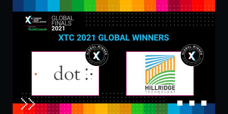 Dot Inc and Hillridge Technology  crowned Global Winners at XTC 2021 Global Finals