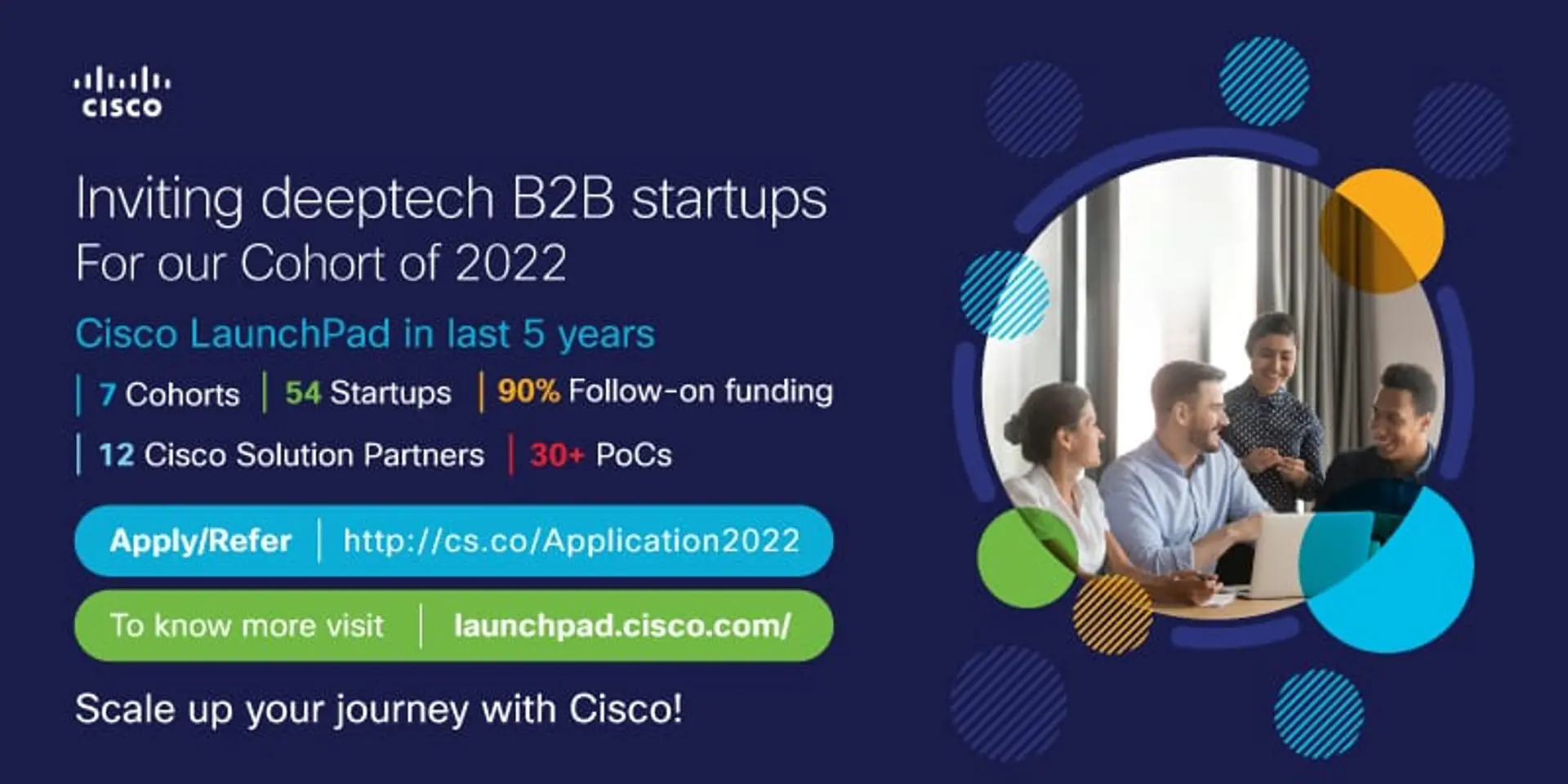 Why Cisco LaunchPad's Cohort of 2022 could be the springboard to get on top of your game and scale exponentially
