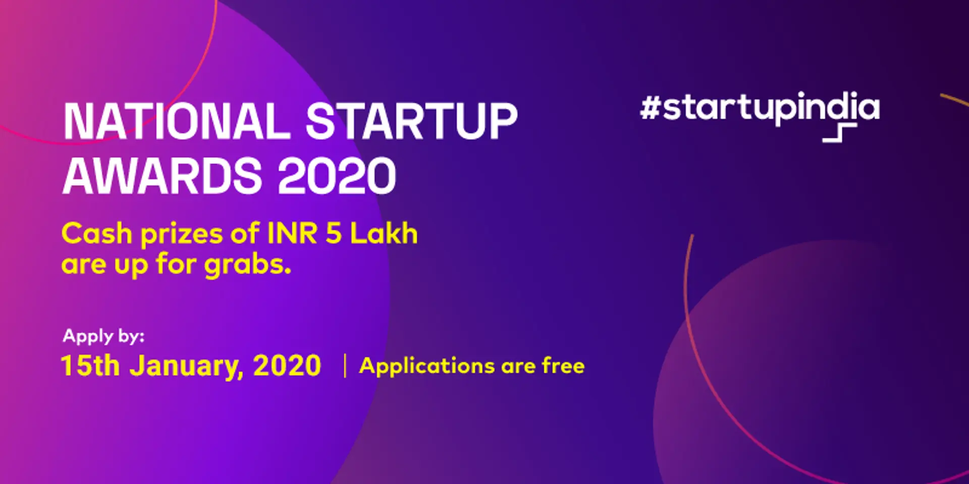 Overwhelming response prompts deadline extension for National Startup Awards 2020