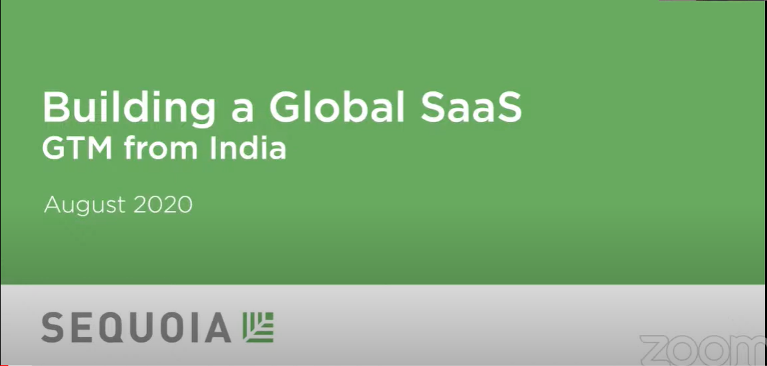 Building a global SaaS GTM engine from India
