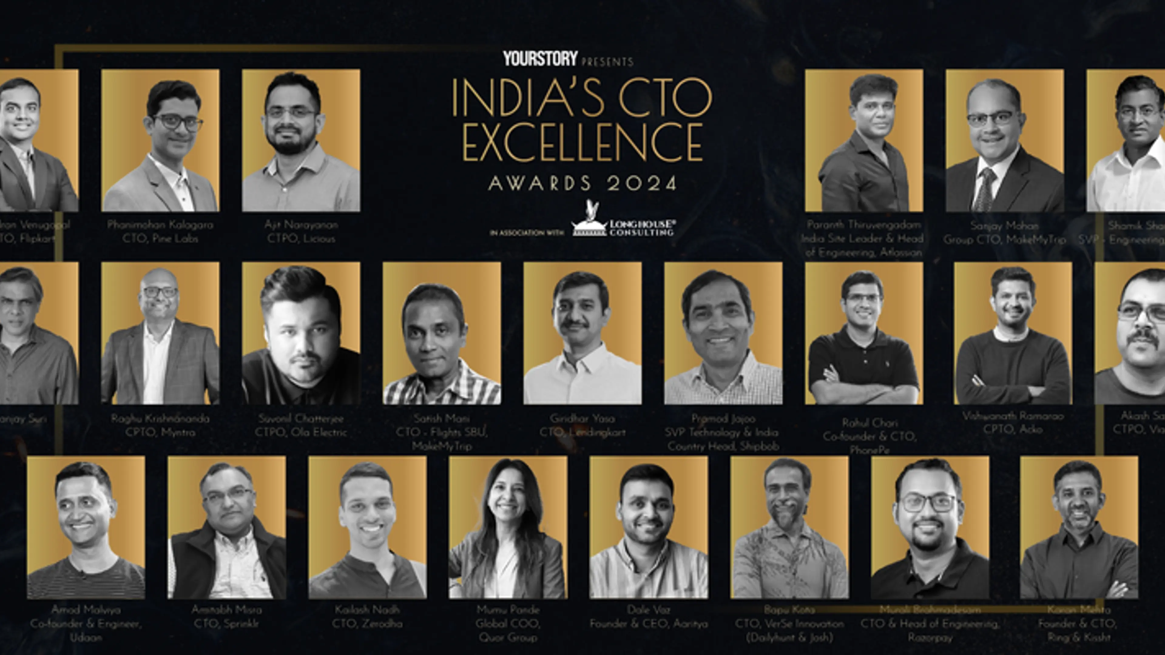 Meet the winners of YourStory India’s CTO Excellence Awards 2024