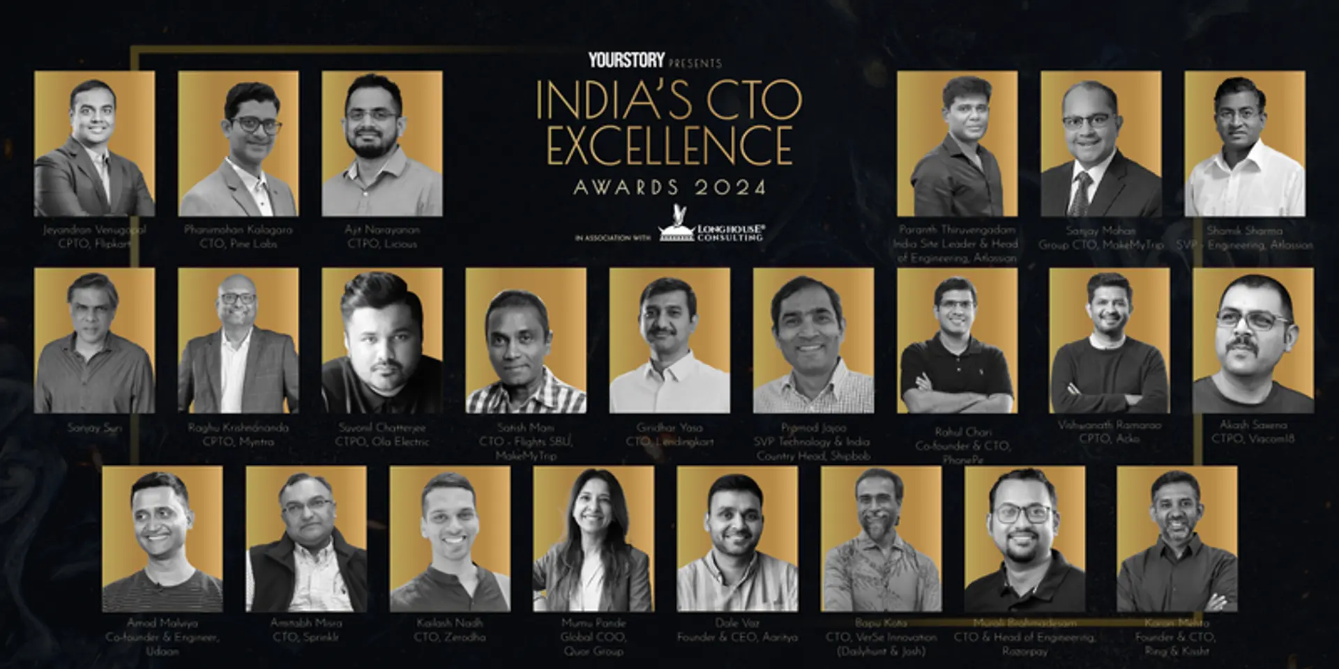 Meet the winners of YourStory India’s CTO Excellence Awards 2024