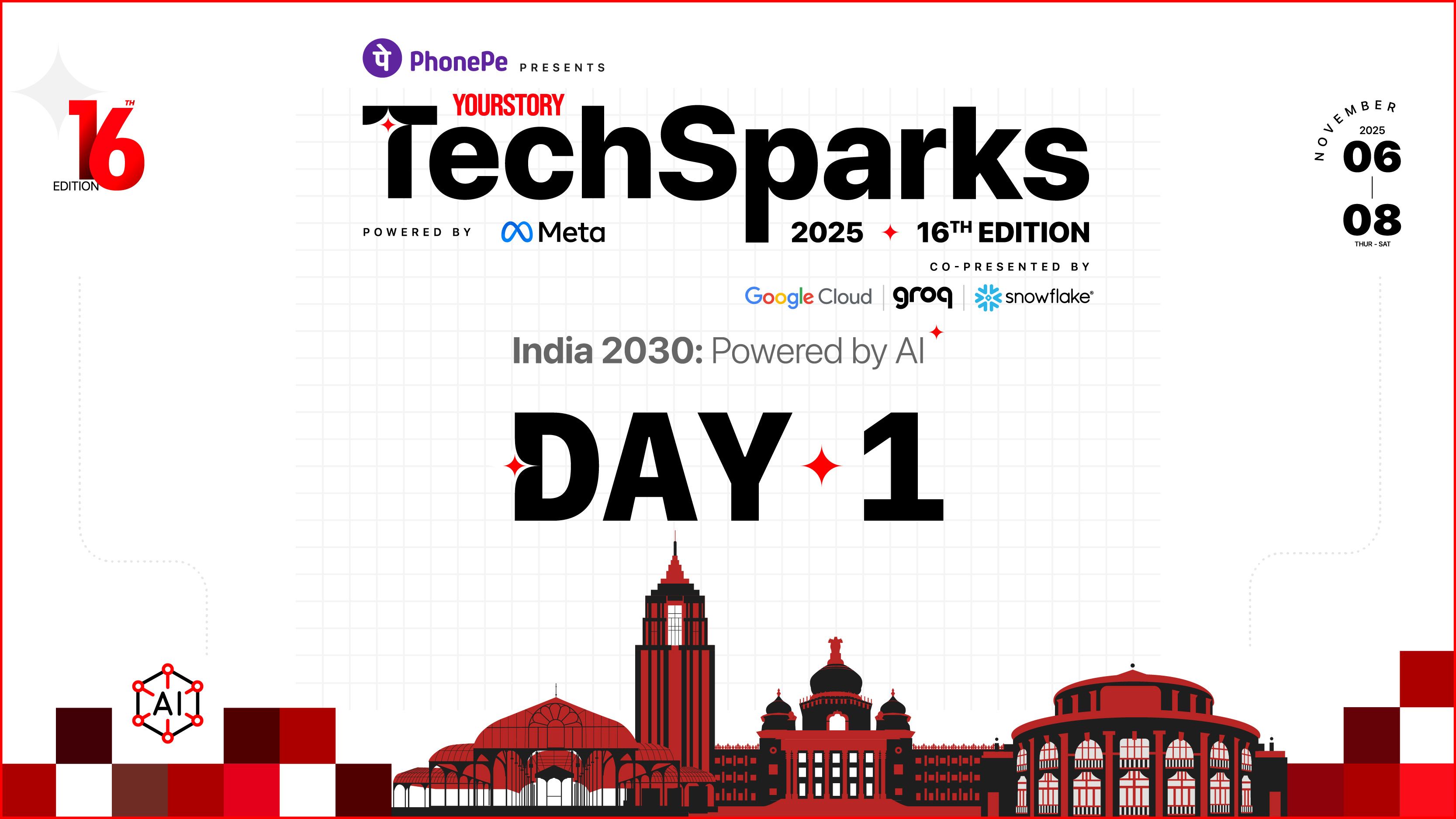 ¡Bienvenidos a TechSparks 2025! Aquí está todo lo que sucederá el día 1.