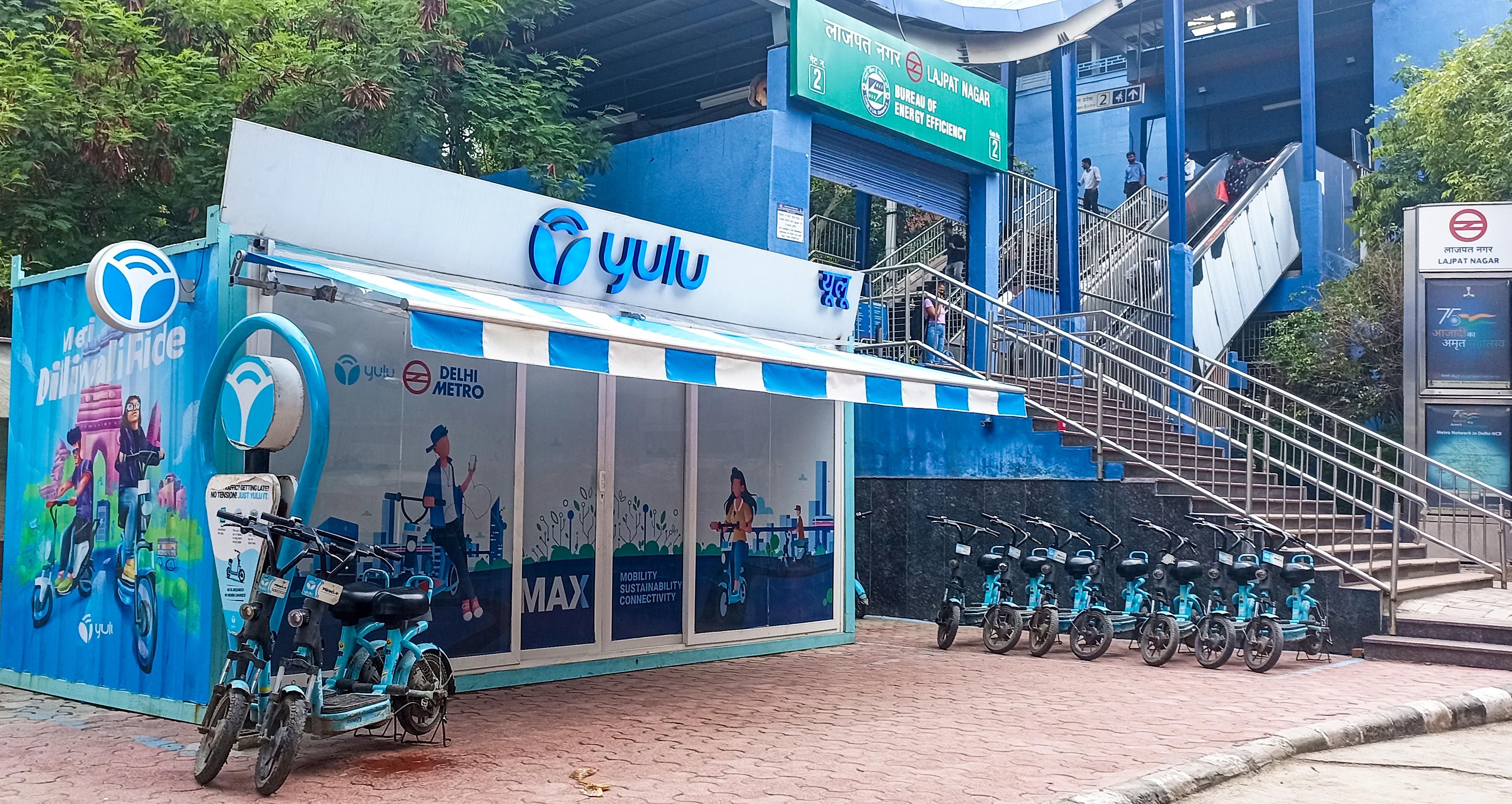 Yulu bike metro station sale