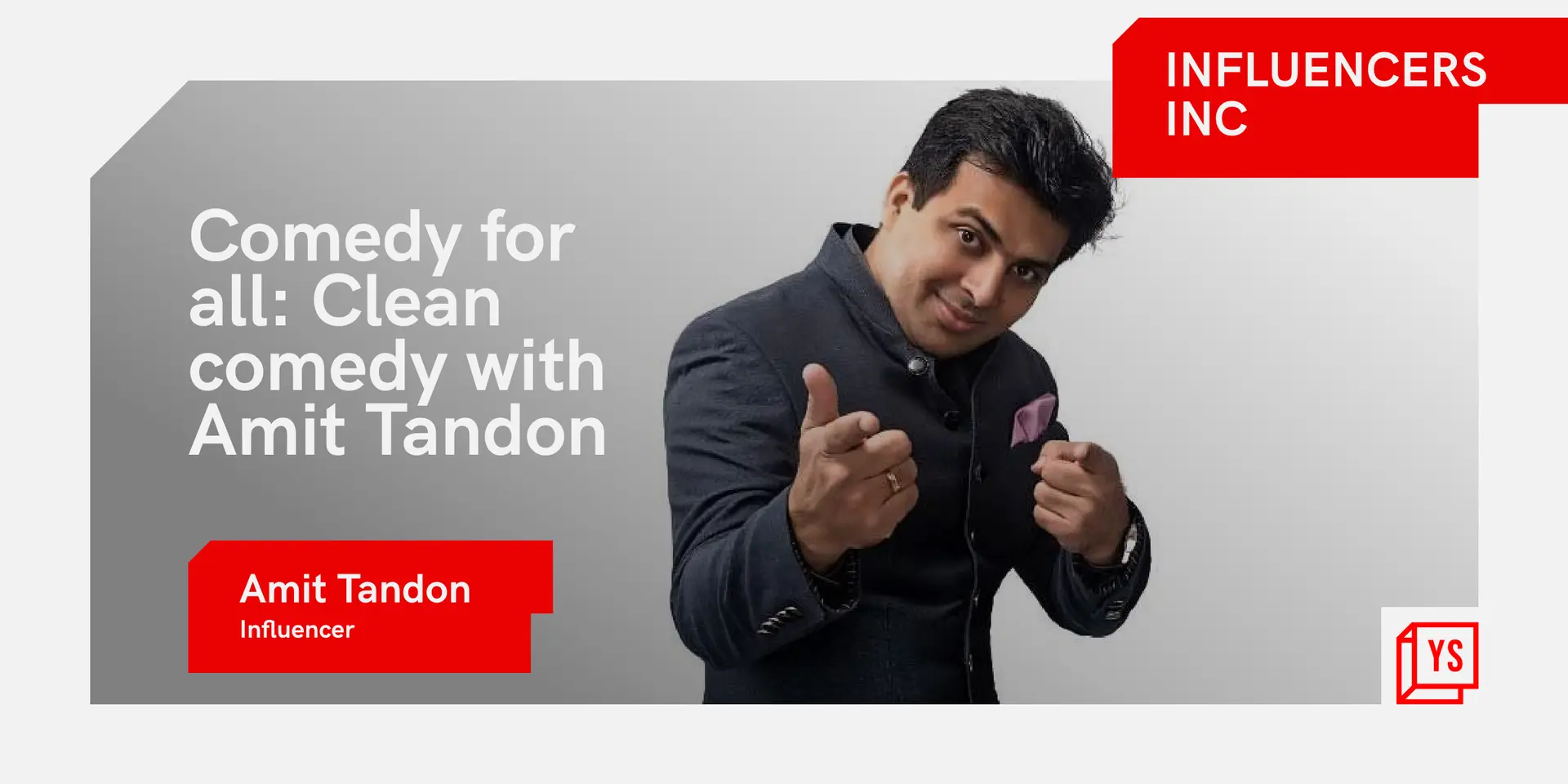 Clean comedy: Why stand-up comic Amit Tandon is making content that’s meant for everybody