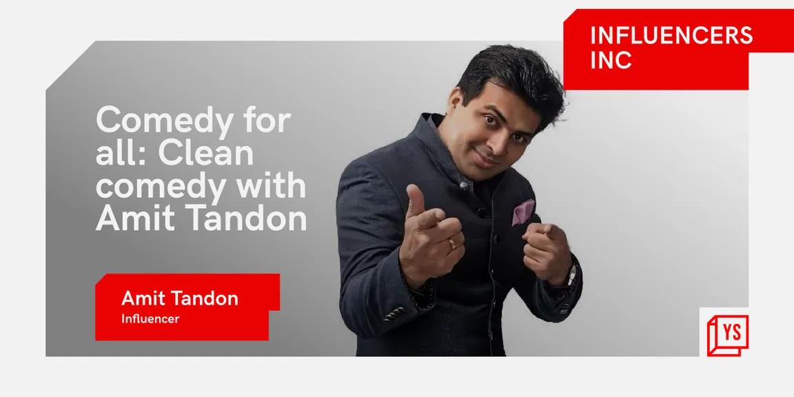 Clean comedy: Why stand-up comic Amit Tandon is making content that’s meant for everybody 