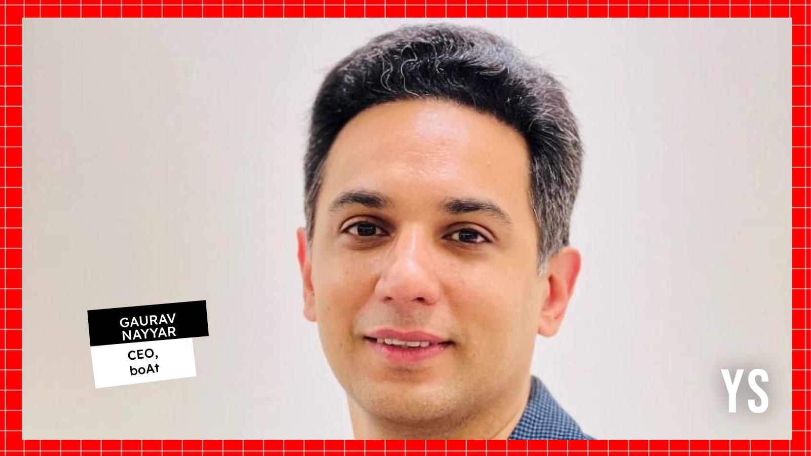 boAt, en camino a su IPO, fortalece su liderazgo con el nombramiento de Gaurav Nayyar como nuevo CEO