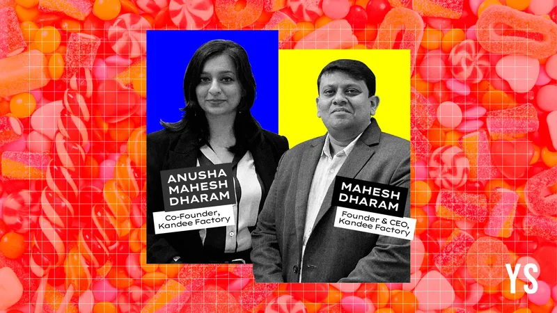 Mahesh Dharam, founder & CEO, Kandee Factory and Anusha Mahesh Dharam, co-founder, Kandee Factory 