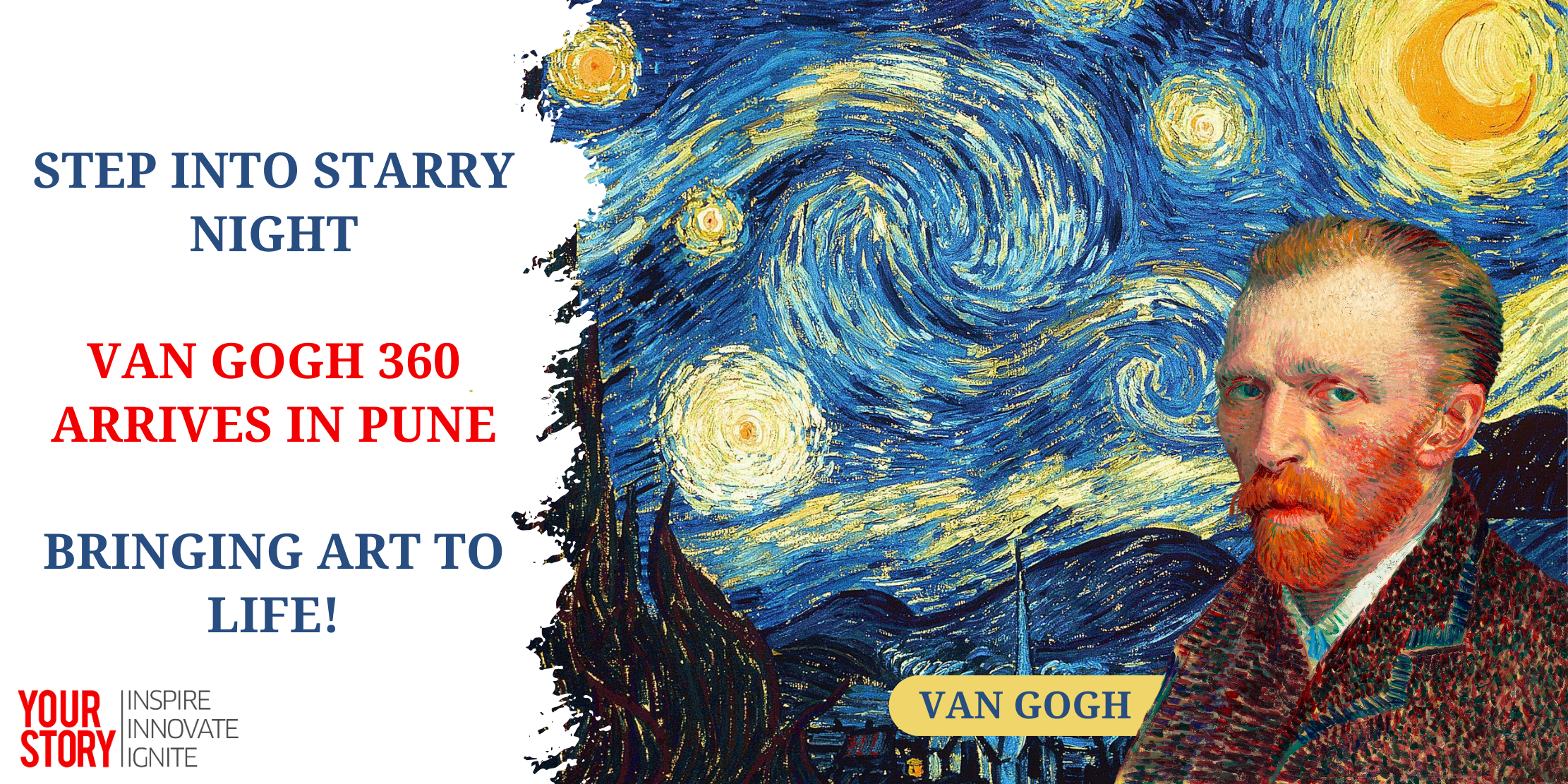 Step into Starry Night: Van Gogh 360 Arrives in Pune, Bringing Art to Life!