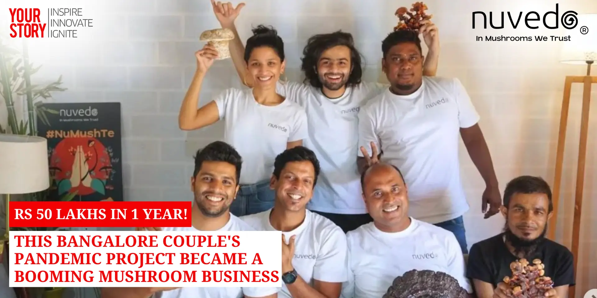 Rs 50 Lakhs in 1 Year! This Bangalore Couple's Pandemic Project Became a Booming Mushroom Business