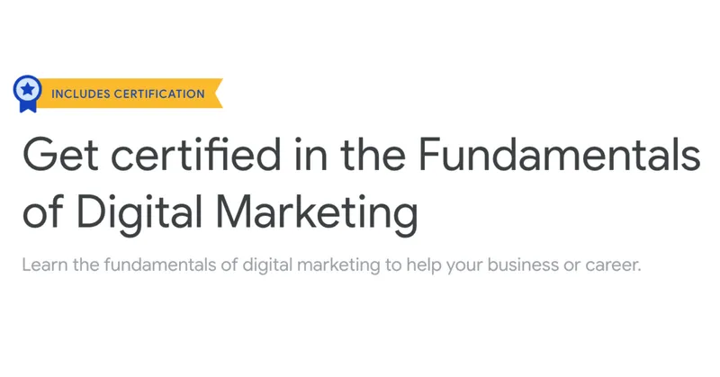 Google course