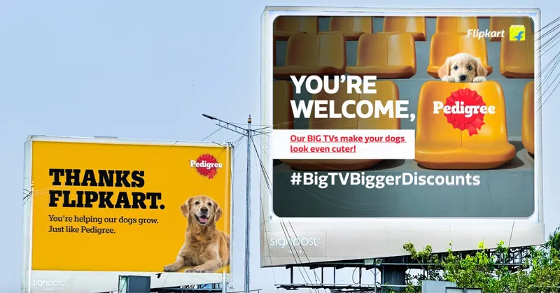 Pedigree Flipkart Billboard Chat