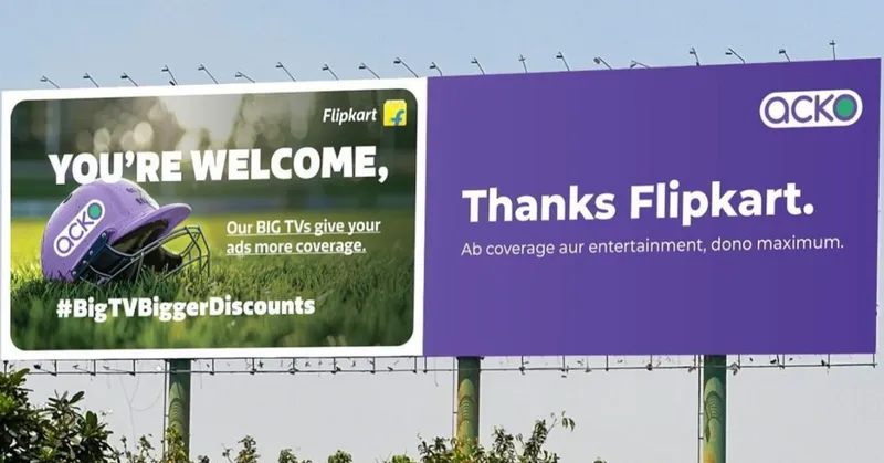 Flipkart Acko Billboard Chat