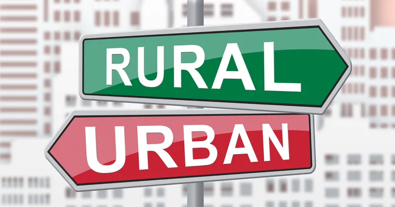 rural vs urban