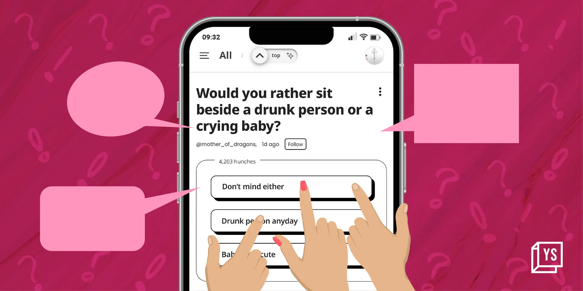 Hunch is betting big on polls to stand out in the crowded social media sphere